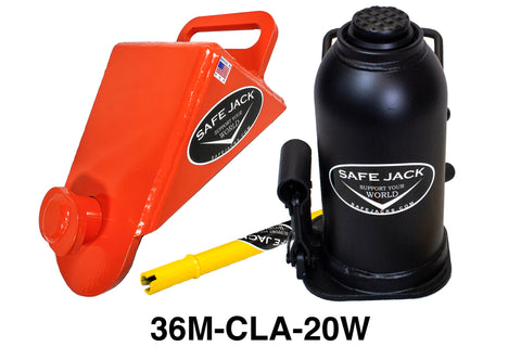 Conex Lifting Adapter with 20 Ton Bottle Jack