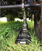 Safe Jack gear on soft ground.