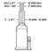 20-Ton Extension Screw Collar