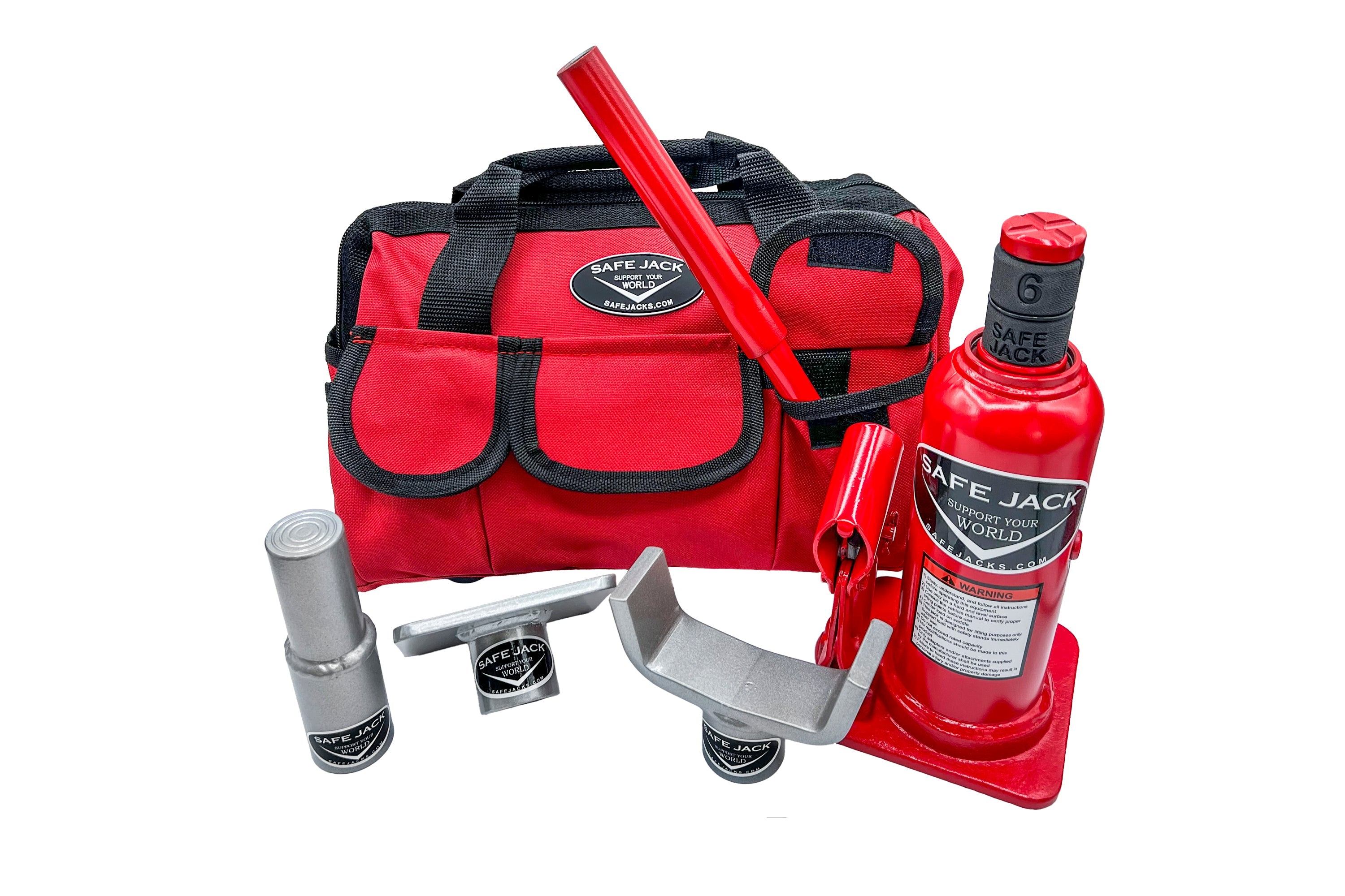 Safe Jack 6-Ton Starter Bottle Jack Recovery Kit
