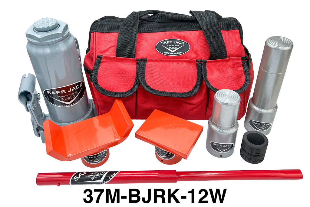 Bottle Jack Recovery Kit With 12 Ton Bottle Jack Safe Jack