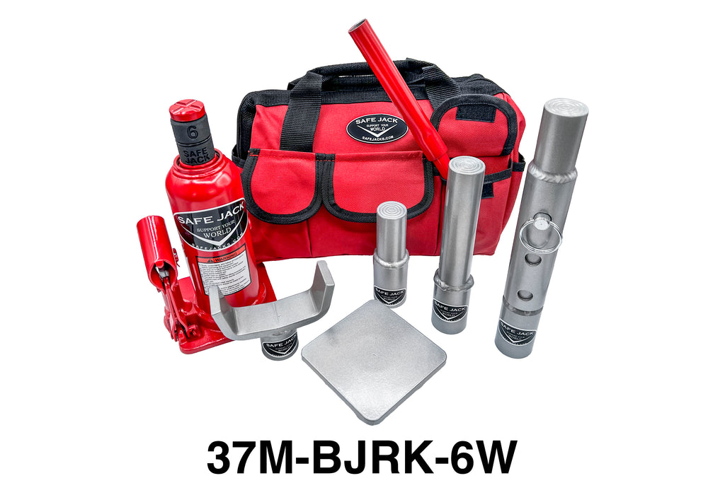 Bottle Jack Recovery Kit With 6 Ton Bottle Jack Safe Jack