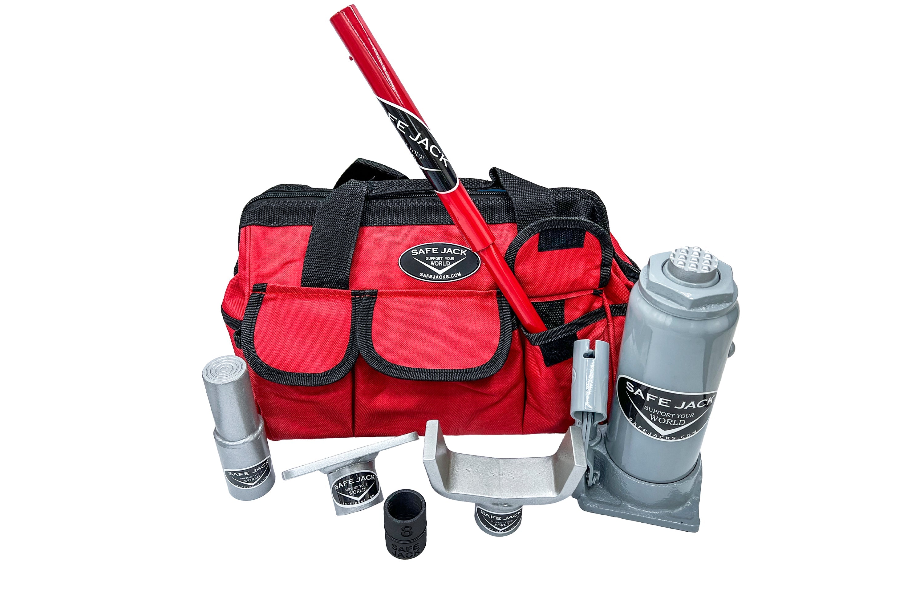 Safe Jack 8-Ton Starter Bottle Jack Recovery Kit