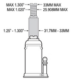 8 Ton Extension Screw Collar